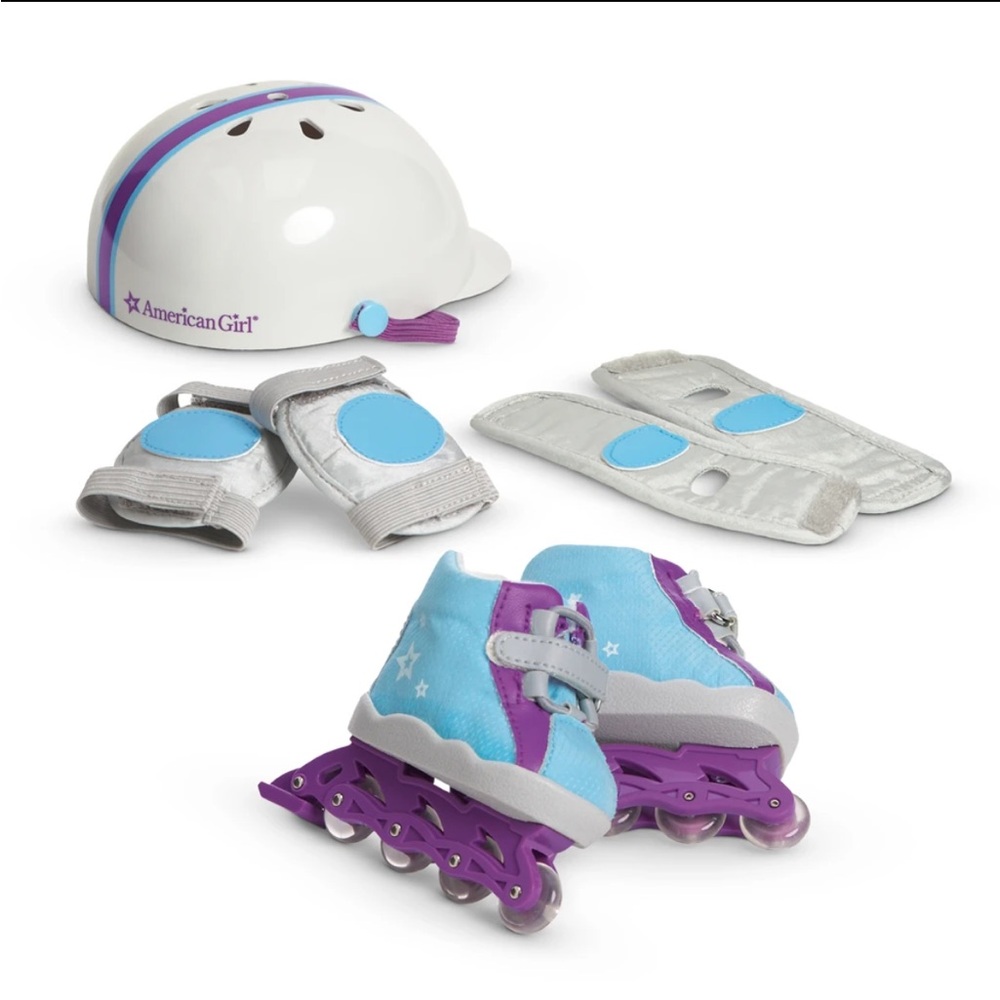 American Girl Doll Skates and Gear